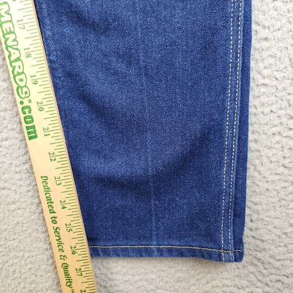 Vintage LEE Riders Jeans Women's 16P Blue Curvy Hight Waist Heavy USA Made - Picture 8 of 12